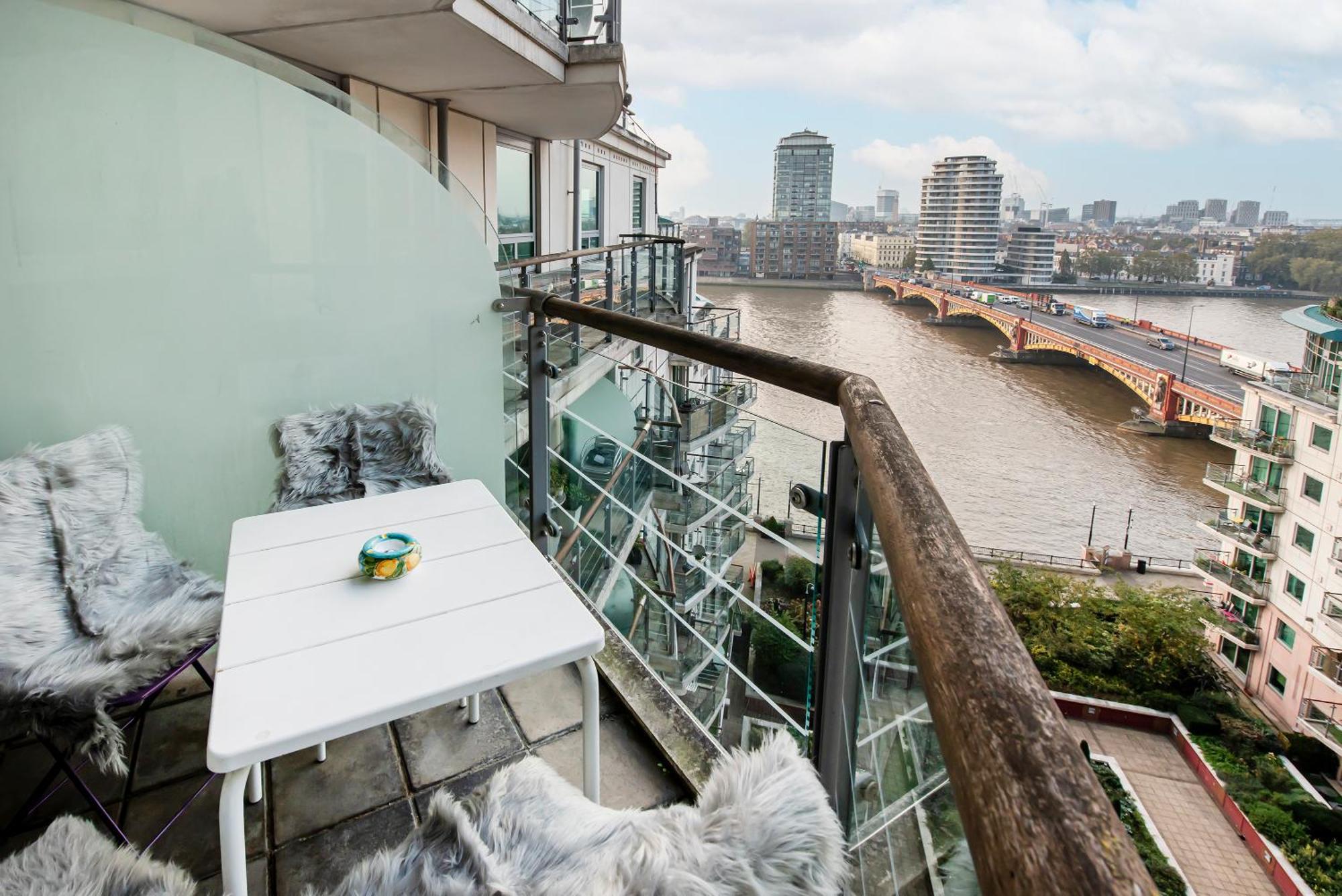Appartement Modern 2 Bedroom 2 Bath With River View Londres